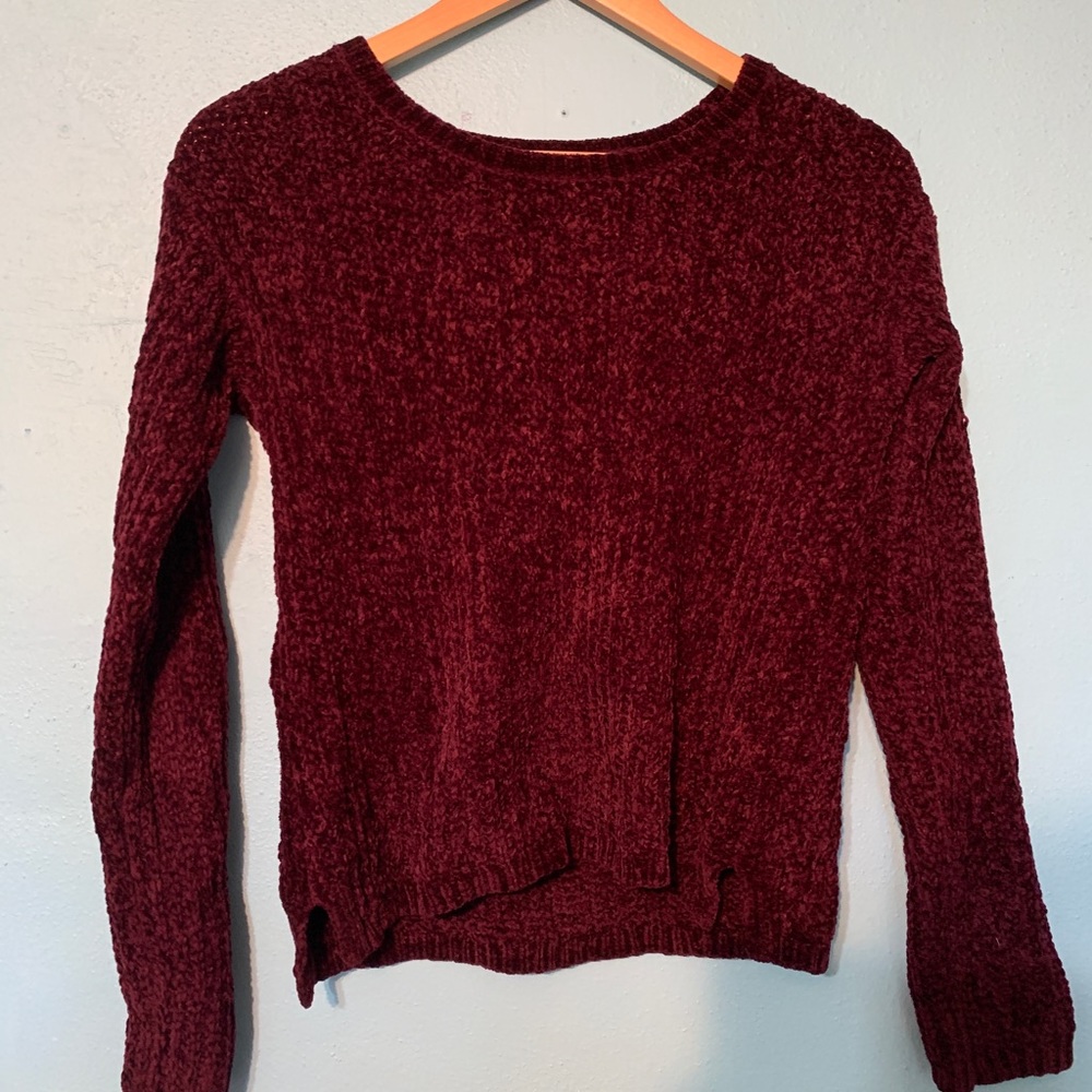 Dark red Aeropostale sweater
